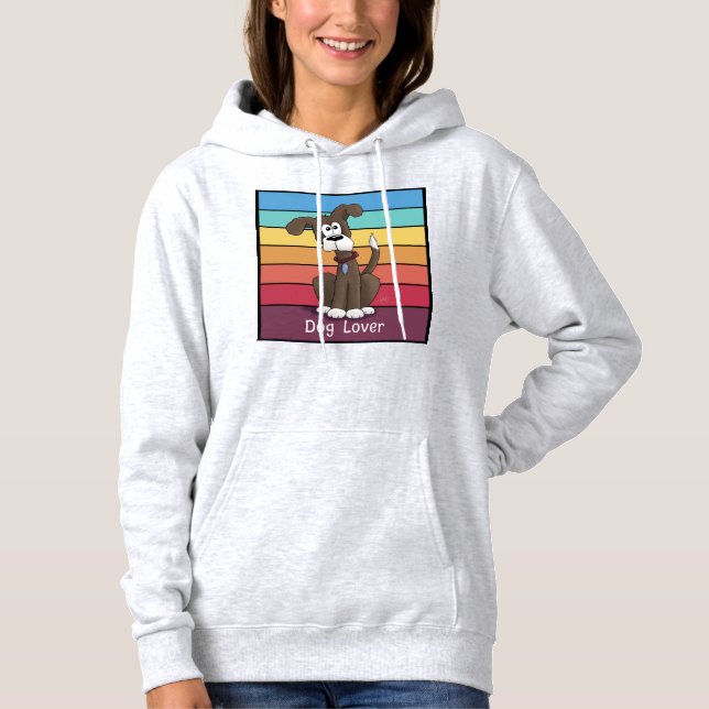 Sudadera Perro festivo (Anverso)