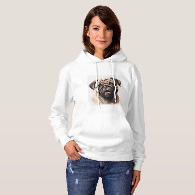 Sudadera Perro fotográfico Mascota personalizado amante Per (Anverso completo)