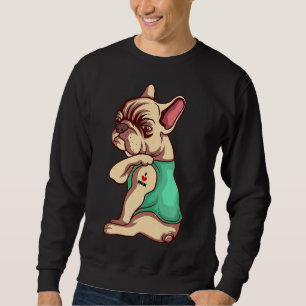 Sudadera Perro francés de Bulldog que amo a mamá también