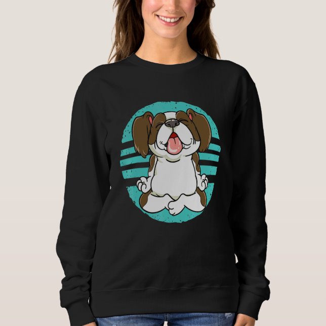Sudadera Perro Furoso Sentado En La Posición De Medición (Anverso)