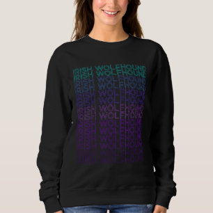 Sudadera Perro Galgo Irlandés Retro