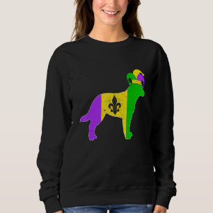Sudadera Perro Ganadero Australiano Mardi Gras Carnaval Div