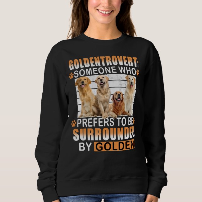Sudadera Perro Golden Retriever (Anverso)