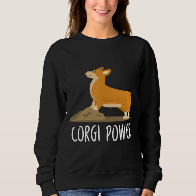 Sudadera Perro gracioso Cute Corgi Amp (Anverso)