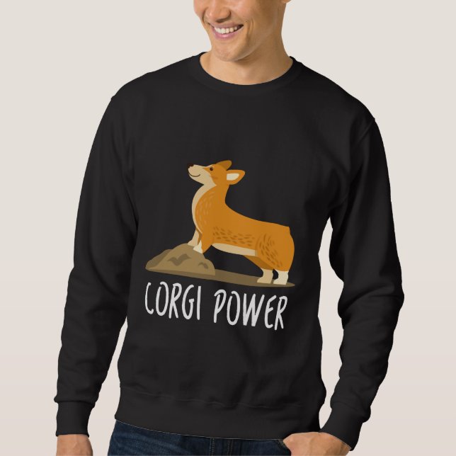 Sudadera Perro gracioso Cute Corgi Amp (Anverso)
