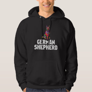Sudadera Perro gracioso de color pastor alemán