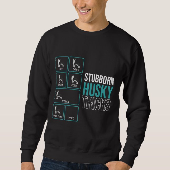 Sudadera Perro gracioso Perro perezoso cachorro testarudo H (Anverso)