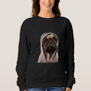 Sudadera Perro Guay Pug con Hoddie