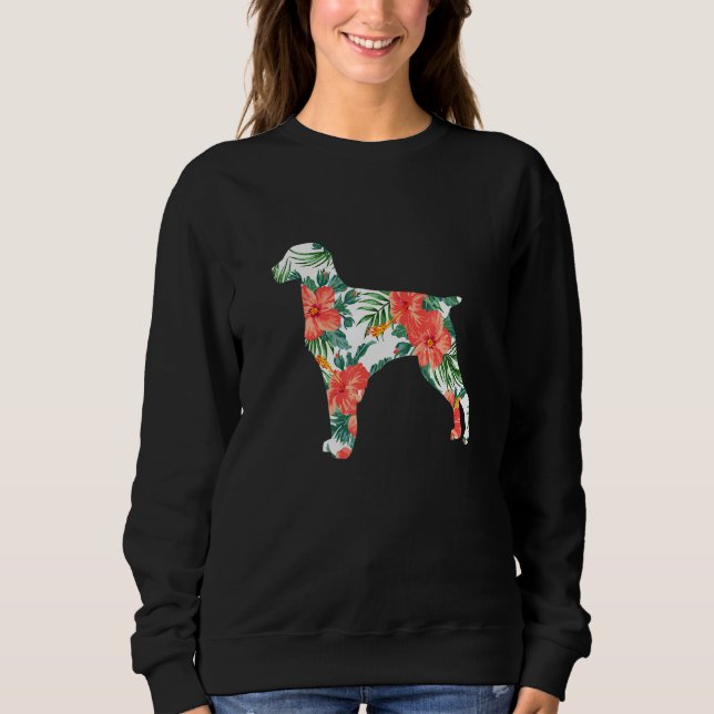 Sudadera Perro Hawaiano Brittany Aloha (Anverso)