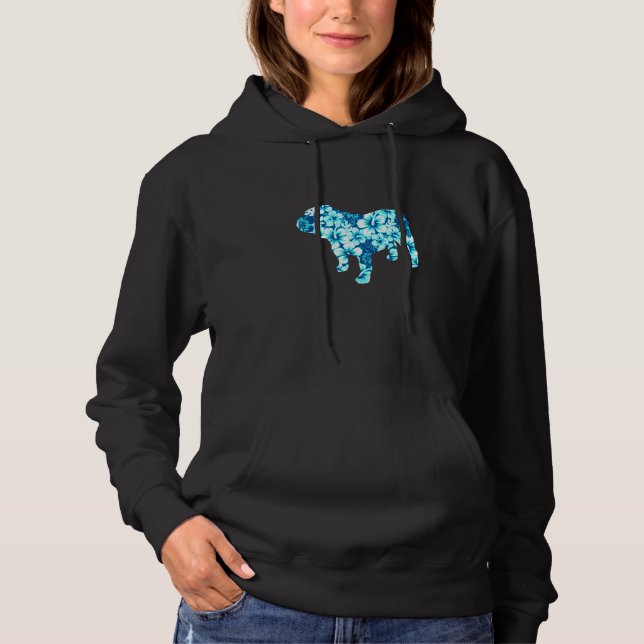 Sudadera Perro hawaiano bulldog Aloha (Anverso)