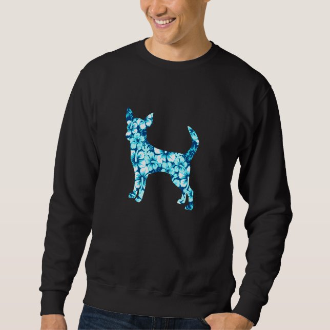 Sudadera Perro hawaiano Chihuahua Aloha (Anverso)