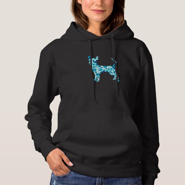 Sudadera Perro hawaiano Chihuahua Aloha (Anverso)