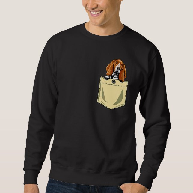 Sudadera Perro hetero basculante en picapia (Anverso)