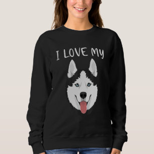 Sudadera Perro Huskies que amo a mi Husky 6