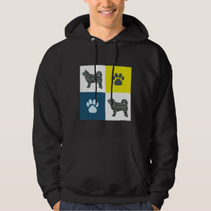 Sudadera Perro Husky Siberiano &amp Paw Repetir bla y bla a