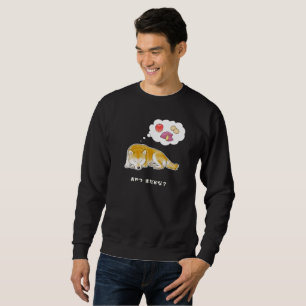 Sudadera Perro Inu Shiba soñando con tratamientos