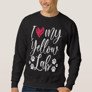 Sudadera Perro Labrador Mamá Papá Perro Me encanta mi labr