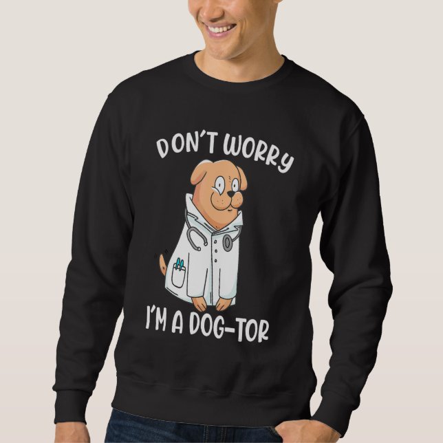Sudadera Perro Labrador Veterinario Doctor (Anverso)