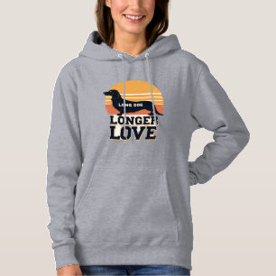 Sudadera Perro Largo Amor Más Largo Dachshund Vintage Atard