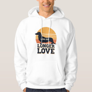 Sudadera Perro Largo Amor Más Largo Dachshund Vintage Atard