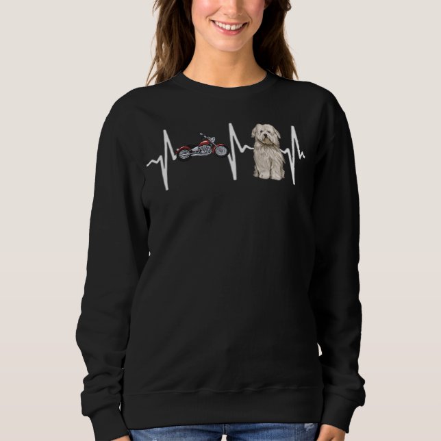 Sudadera Perro latido de Coton de Tulear (Anverso)
