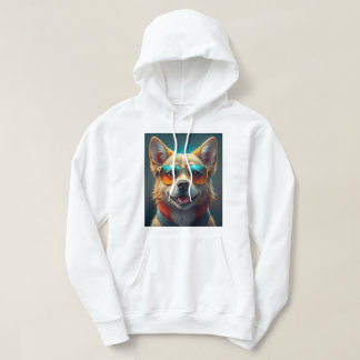 Sudadera Perro lindo con gafas de sol