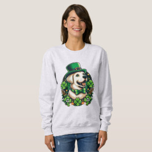 Sudadera Perro lindo del Día de San Patricio