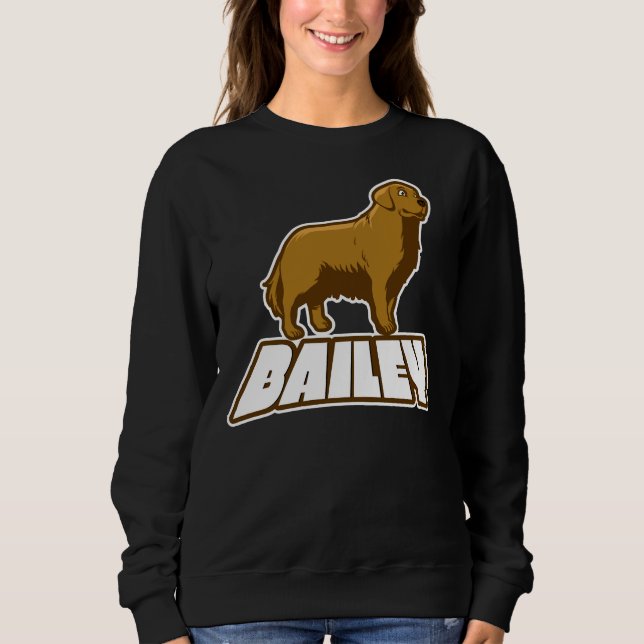 Sudadera Perro llamado Bailey Brown Labrador Pup (Anverso)