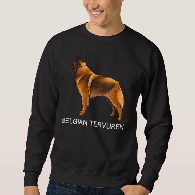 Sudadera Perro loco belga de Tervuren (Anverso)