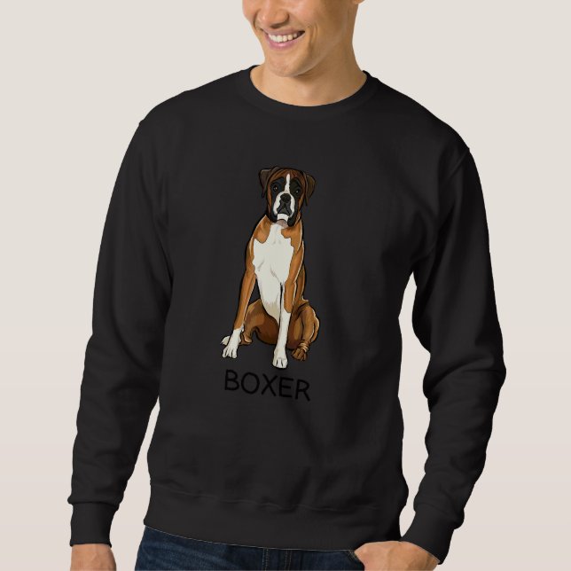 Sudadera Perro Loco Boxer (Anverso)