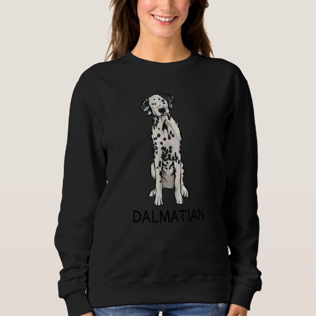 Sudadera Perro loco dálmata (Anverso)