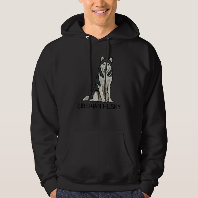 Sudadera Perro Loco Husky Siberiano (Anverso)