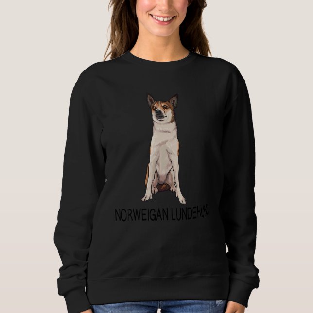 Sudadera Perro Loco Norwegian Lundehund (Anverso)