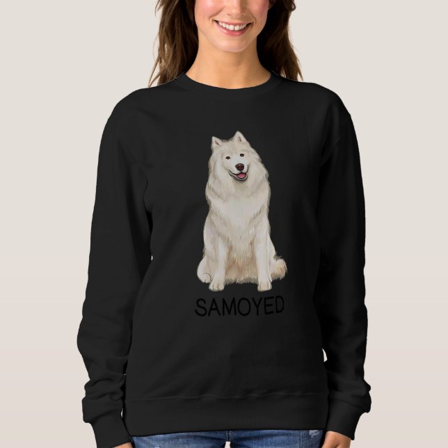 Sudadera Perro Loco Samoyedo (Anverso)