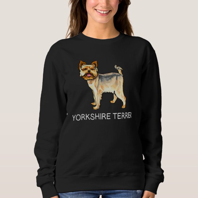 Sudadera Perro Loco Yorkshire Terrier (Anverso)