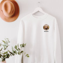 Perro Lover pequeño circulo fotográfico con texto 