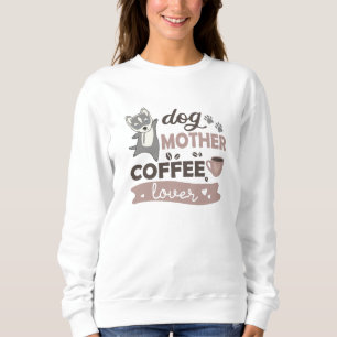 Sudadera Perro Madre Café Lover Cute Husky Perro