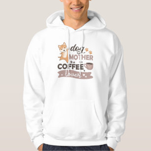 Sudadera Perro madre café Lover Cute Perros Shiba