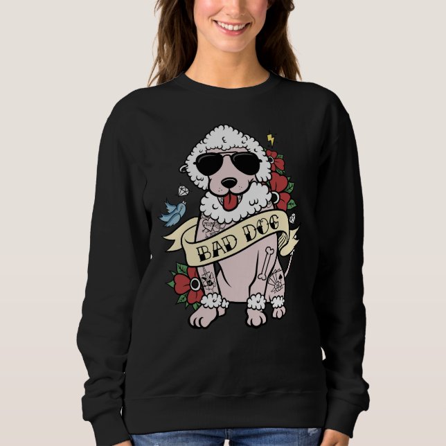 Sudadera Perro malo (Anverso)