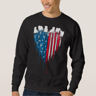 Sudadera Perro Maltés Bandera Estadounidense 4 De Julio Pat