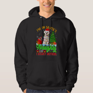 Sudadera Perro maltés de Navidad en la lista de traviesos d