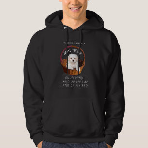 Sudadera Perro maltés está en mi mente cachorro 2