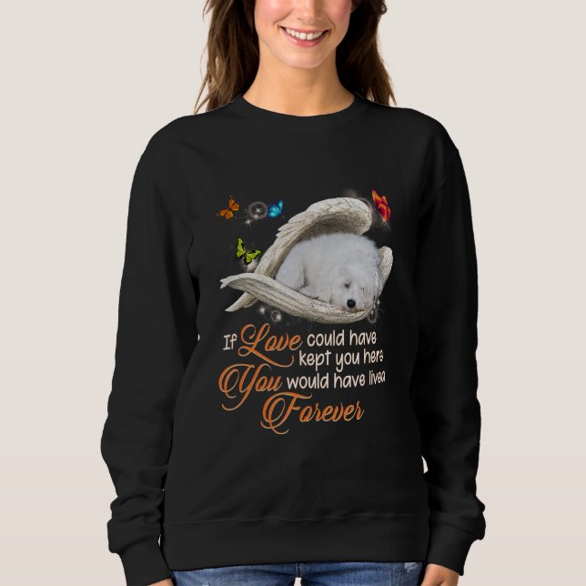 Sudadera Perro Maltés Paw Ama La Pérdida De Perro Hermoso M (Anverso)