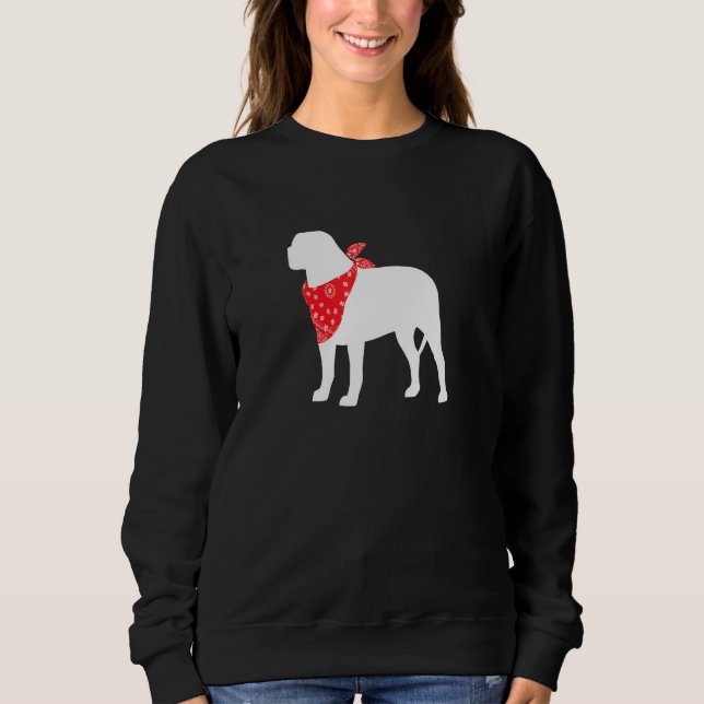 Sudadera Perro malvado inglés usando banana roja (Anverso)