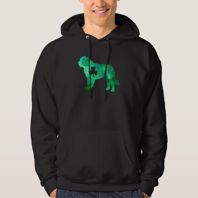 Sudadera Perro Mamá Perro Día de San Patricio (Anverso)
