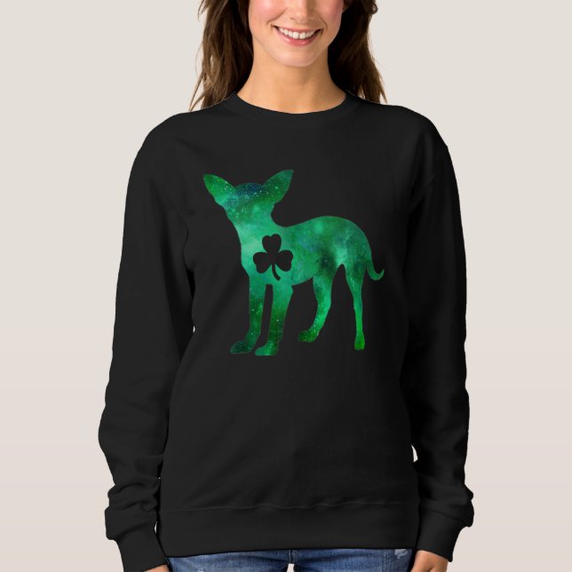 Sudadera Perro Mamá Perro Día de San Patricio (Anverso)