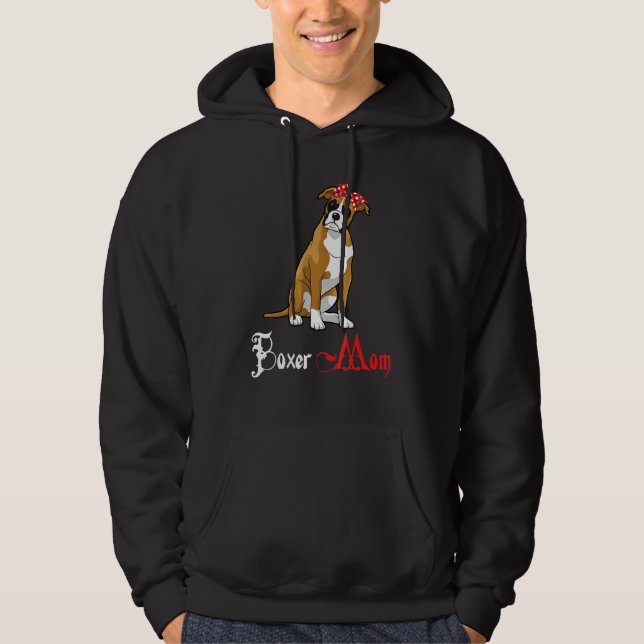 Sudadera Perro Mama Puppy Mom Boxer (Anverso)
