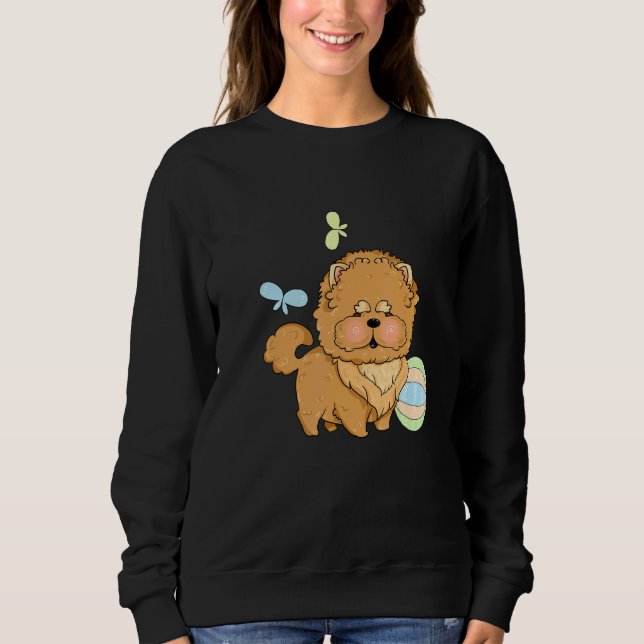 Sudadera Perro marrón y bolas (Anverso)