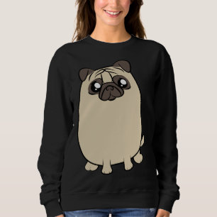 Sudadera Perro mascota de cachorros de pug lindo perro pug 
