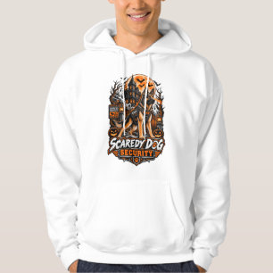 Sudadera Perro Miedoso Seguridad Pastor Alemán Halloween K9